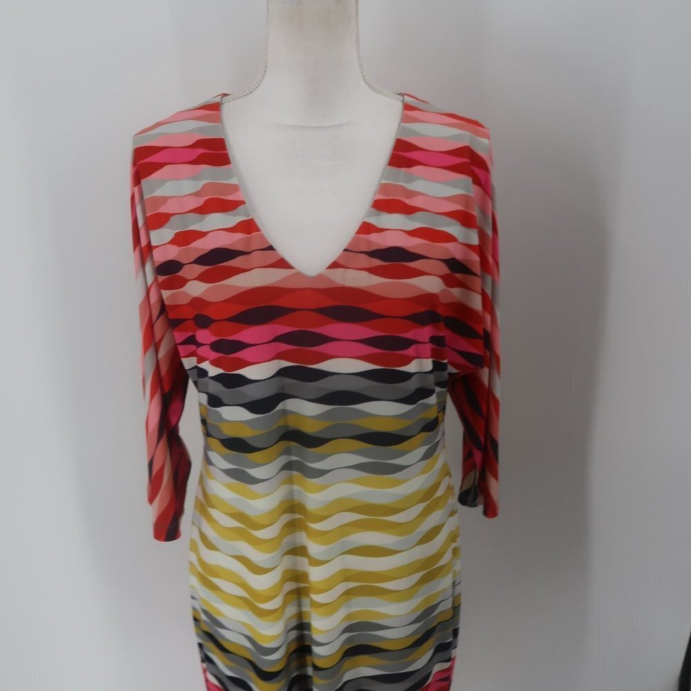 Trina Turk Multicolored Dress Size 8 - Picture 4 of 7